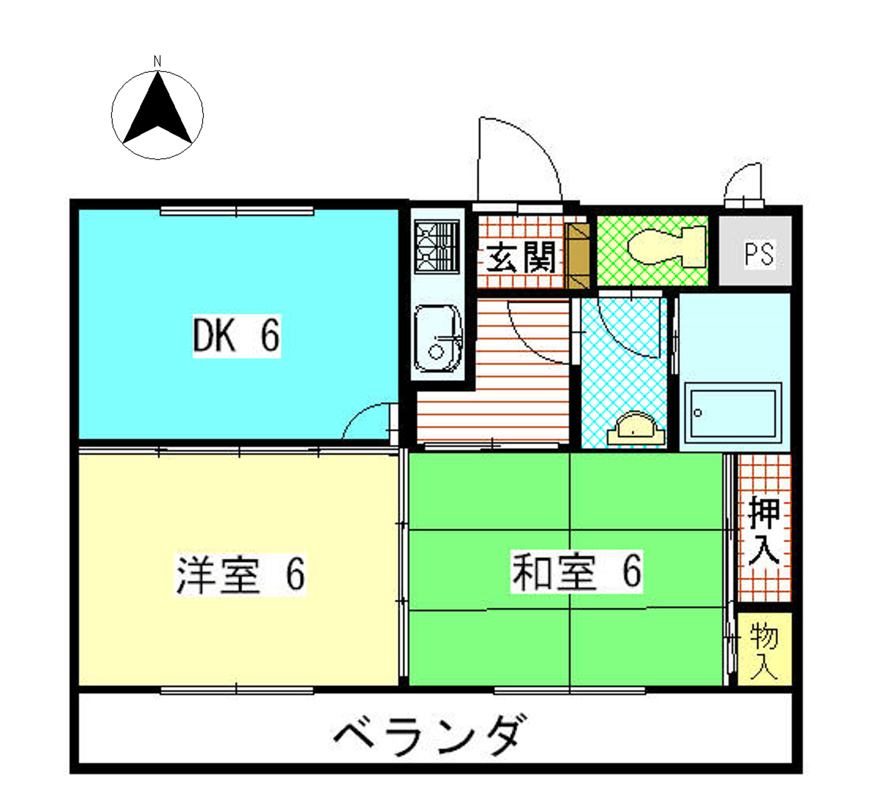 リバーサイドマンション2-A号室